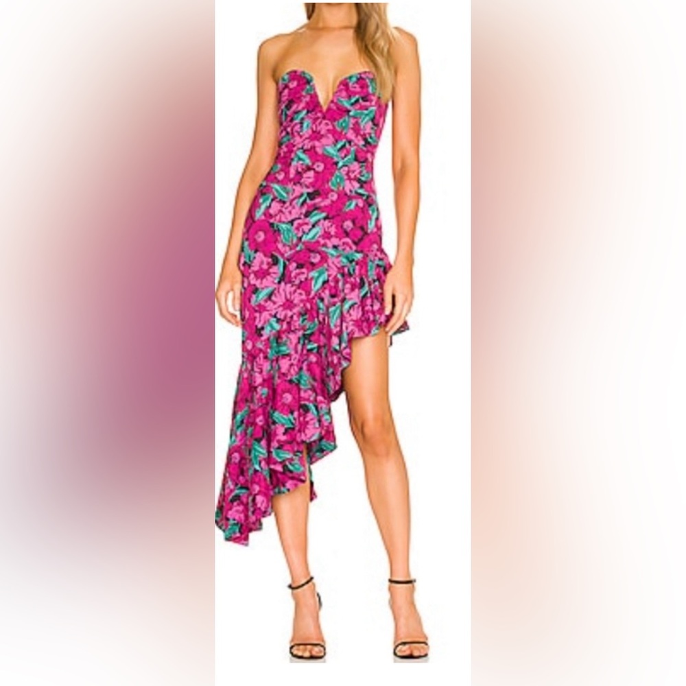 Lovers and Friends Kate Midi Dress in Tatiana Floral